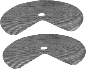 Kitchen Shelf Liner Set Non-Adhesive Anti-Slip PVC Liners Round for Lazy Susan Corner Drawer Wire Shelves Easy to Clean Store