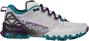 La Sportiva Womens Bushido II GTX Trail Running Shoe, Light Grey/Blueberry, 10