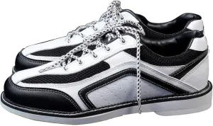 Ladies Bowling Shoes, Women's Bowling Sport Trainers Leather Lawn Bowls Shoes with Sliding Soles