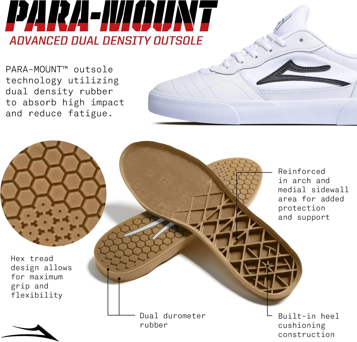 Lakai Men’s Cambridge Low-Top Skateboarding Shoe