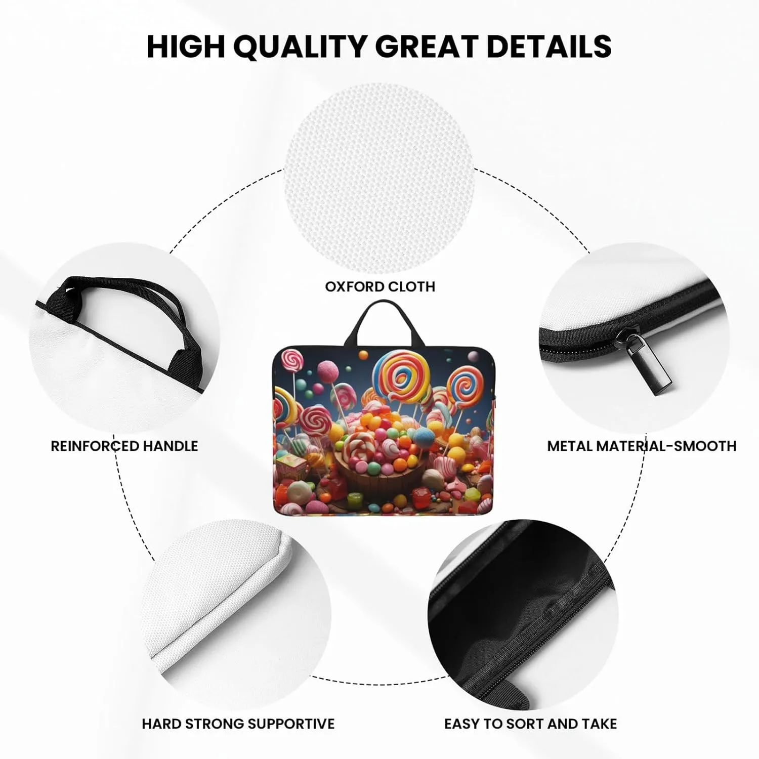 Laptop Shoulder Bag Messenger Bag Cool Steampunk Gears Laptop Bag Computer Bag for Men Women
