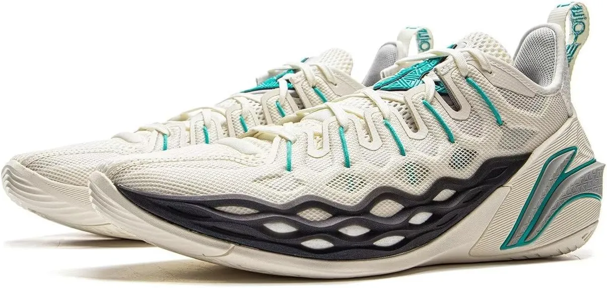 LI-NING Buckets Men Professional Basketball Shoes Lightweight High Rebound Basketball Outdoor Sneakers ABAV023