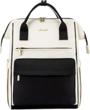 LOVEVOOK Laptop Backpack Purse for Women Waterproof Teacher Nurse Bag, 17.3 Inch Work Laptop Bag with USB Port, Business Travel Computer Backpack