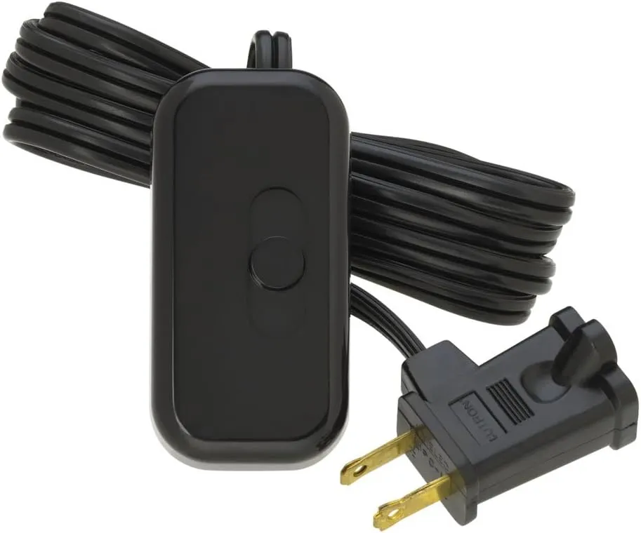 Lutron Credenza LED  100-Watt Plug-In Lamp Dimmer Switch, TTCL-100H-BL, Black