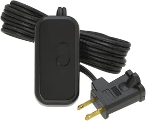 Lutron Credenza LED  100-Watt Plug-In Lamp Dimmer Switch, TTCL-100H-BL, Black