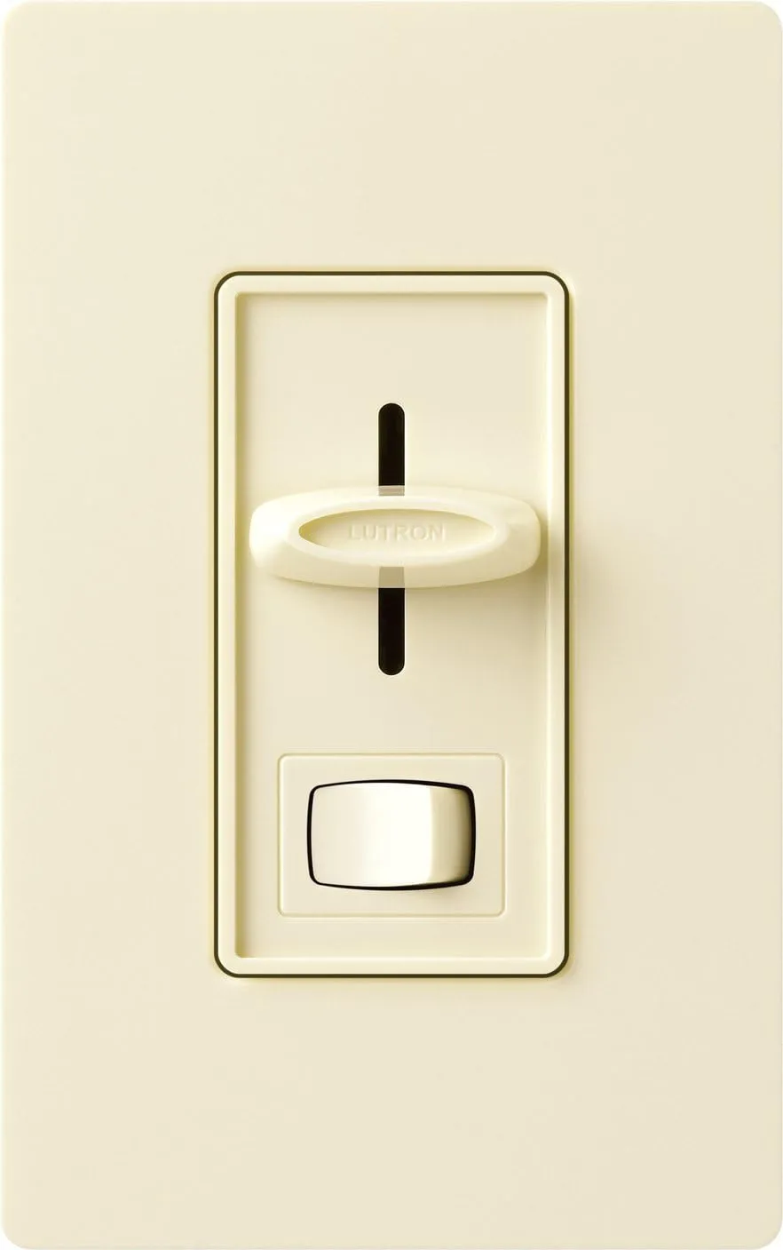 Lutron Skylark Dimmer Switch, Magnetic Low-Voltage 450-Watt/600 VA, Single-Pole/3-Way, SLV-603P-AL, Almond