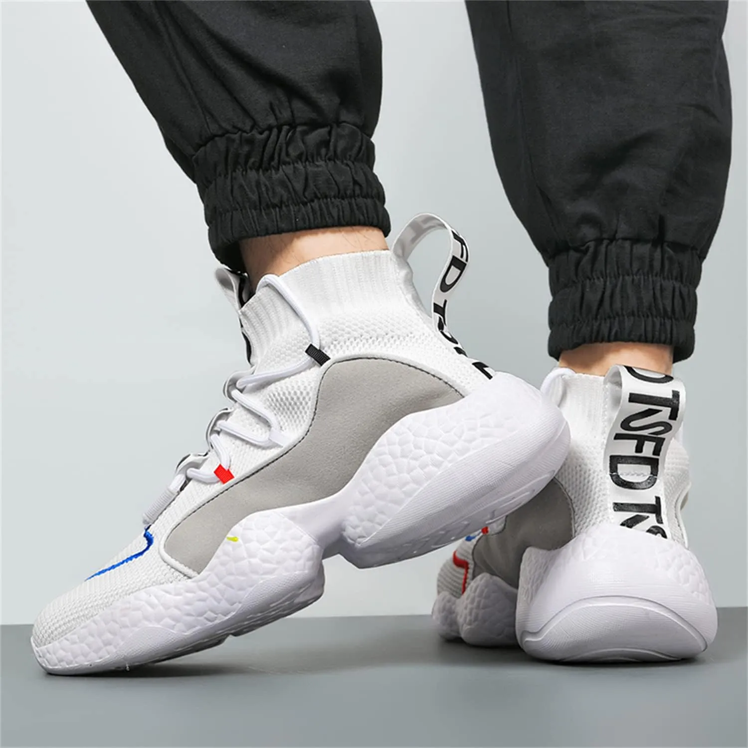 MDPCX Couple Shoes High top Men's Socks Shoes Running Light Breathable Casual Women's Sports Shoes Fashion Sports Shoes Climbing Shoes