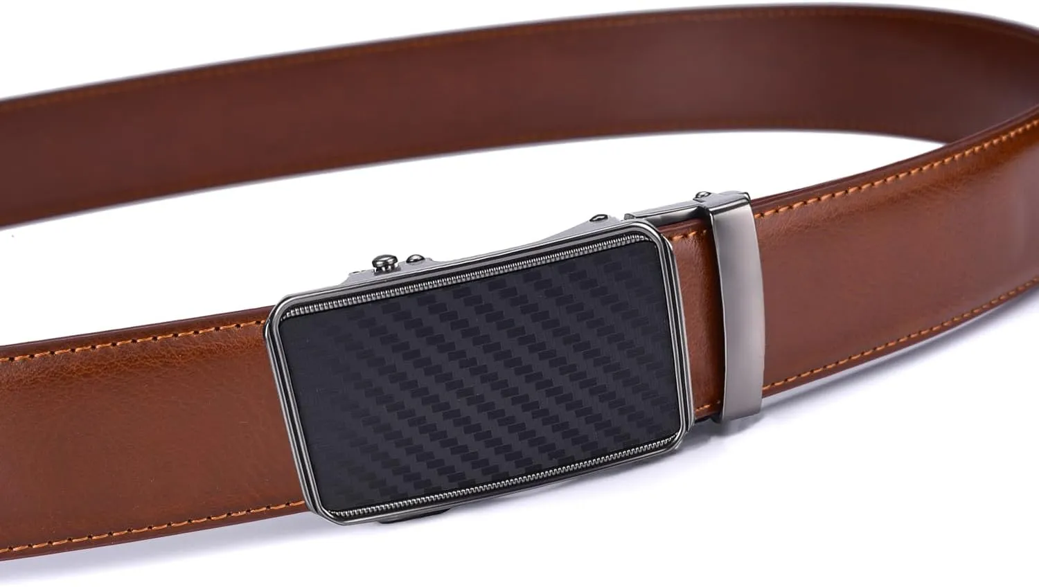 Men Belts Leather Male Slide Ratchet Work Dress Strap w Interchangeable Buckle Beltox
