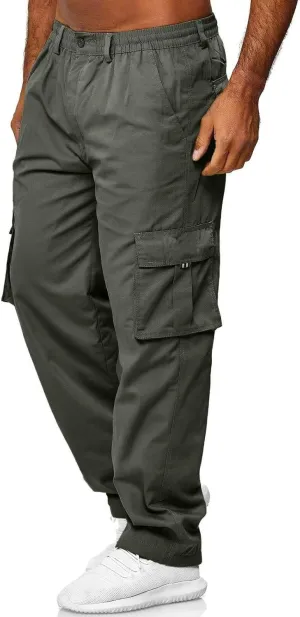Men's Jogging Pants Casual Camouflage Jogger Gym Sports Sweatpant Loose Fit Elastic Waist Pull On Pant