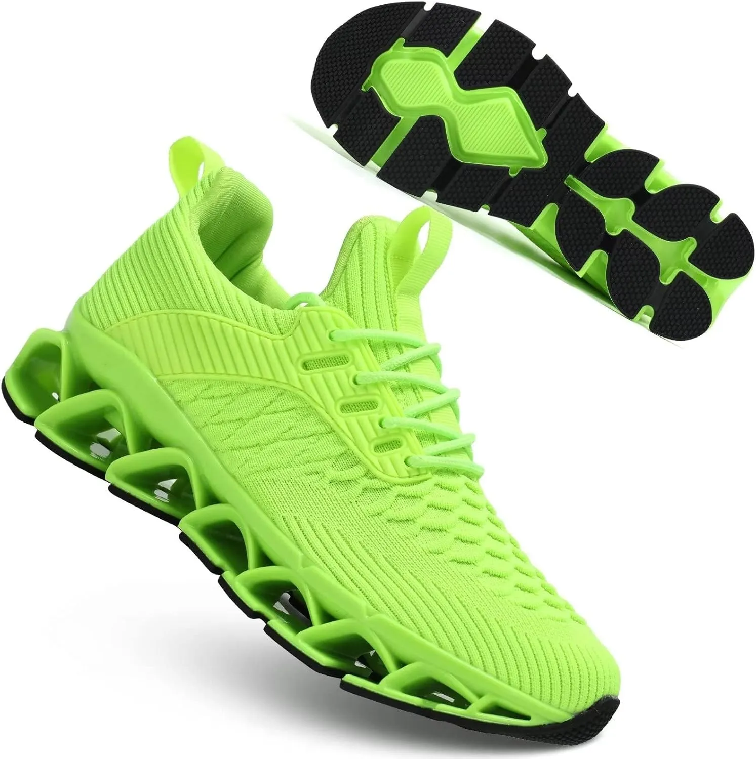 Mens Slip-ins Running Shoes Blade Tennis Walking Sneakers Comfortable Fashion Non Slip Work Sport Shoes Gym Trainers