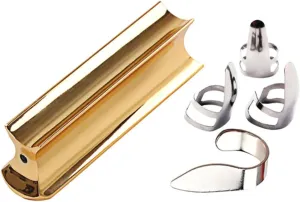 Mikinona Metal Guitar Picks Guitar Slide Stick Firm Slide Guitar Tube Slide Guitar Tone Bar