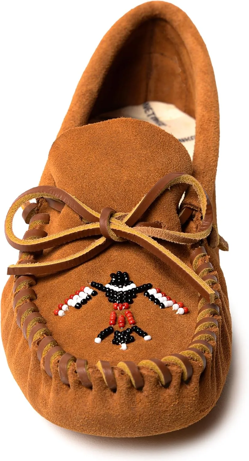 Minnetonka Men's Thunderbird Animikii Soft Leather Sole