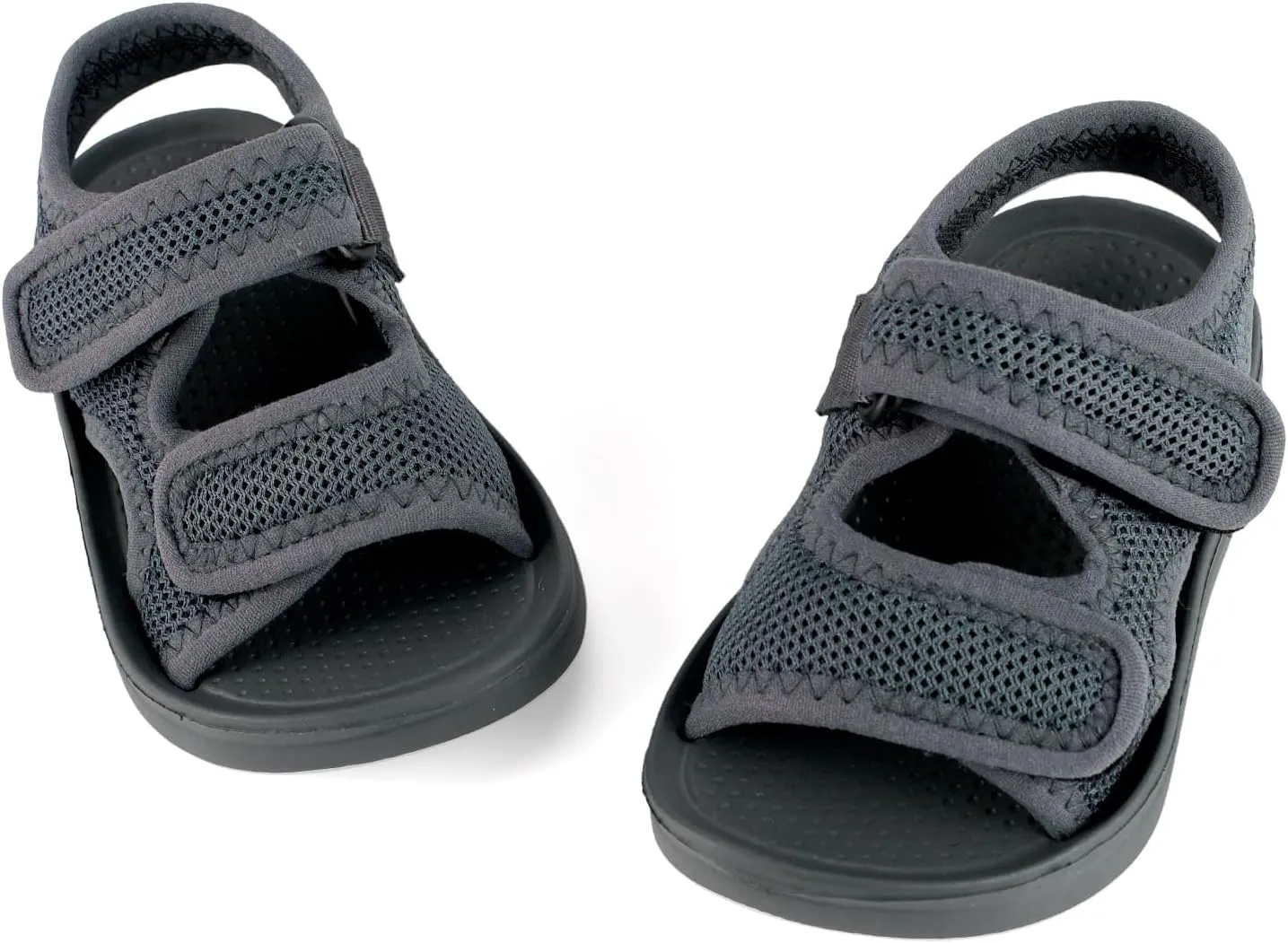 MK MATT KEELY Unisex Kids Summer Slide Sandals Baby Comfort Anti-Slip Open Toe Adjustable Walking Beach Shower Shoes for Boys Girls
