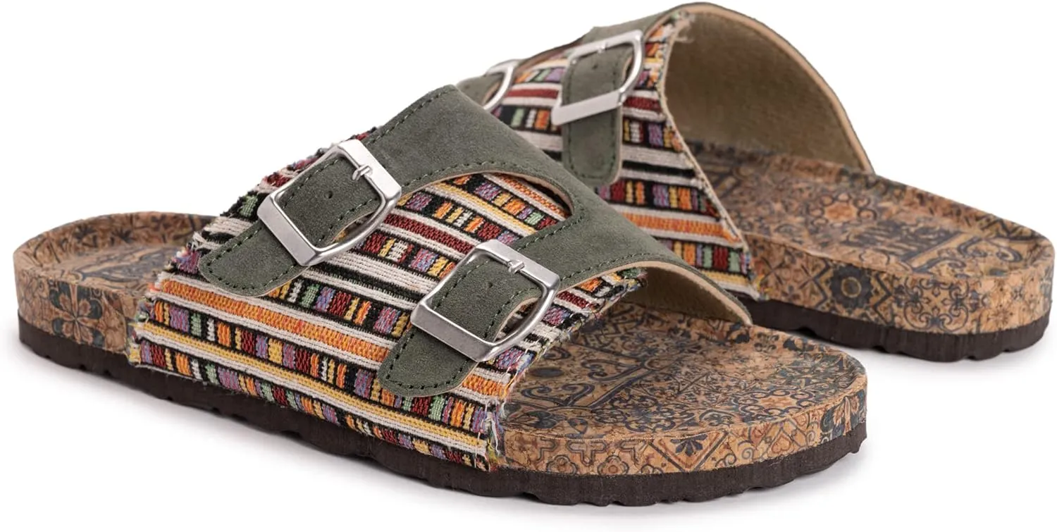 MUK LUKS Women's Valerie Terra Turf Sandals