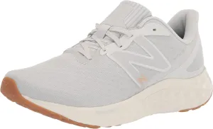 New Balance Women's Fresh Foam Arishi V4 Running Shoe, Summer Fog/Nimbus Cloud/Light Gold Metallic, 11 Wide