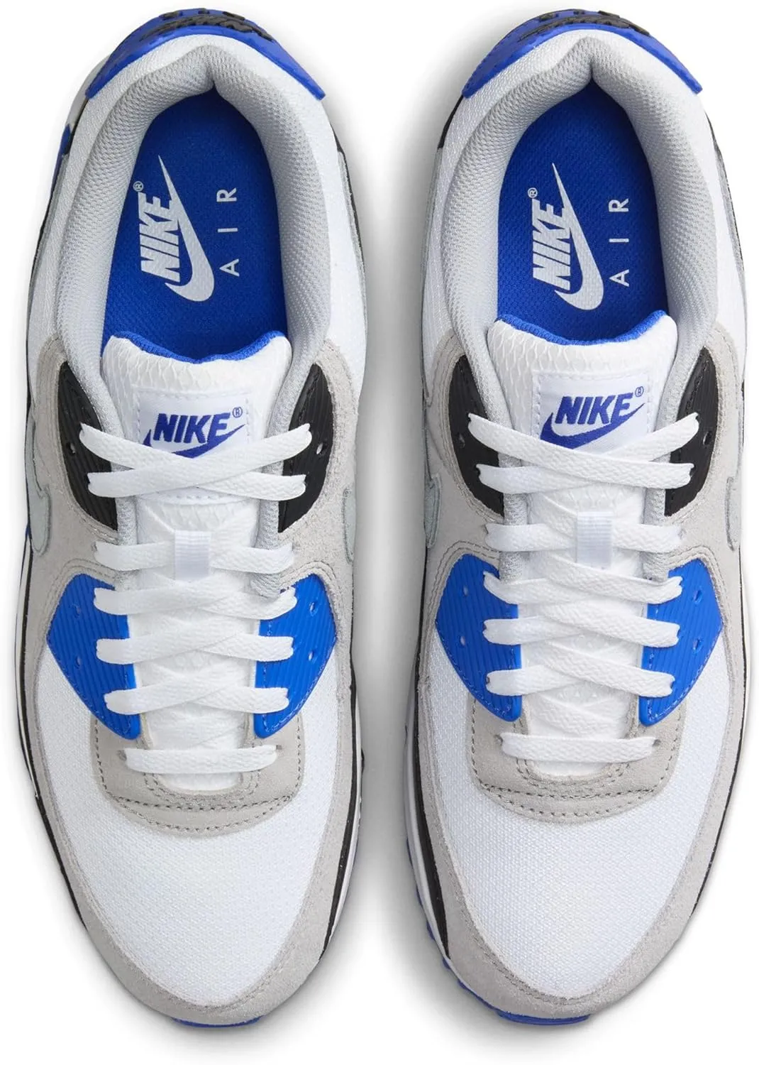 Nike Air Max 90 Men's Shoes (DM0029-112, White/Light Smoke Grey/Black/Particle Grey)