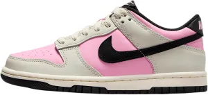 Nike Dunk Low Big Kids' Shoes (FB9109-601, Pink Rise/Light Orewood Brown/Pale Ivory/Black)