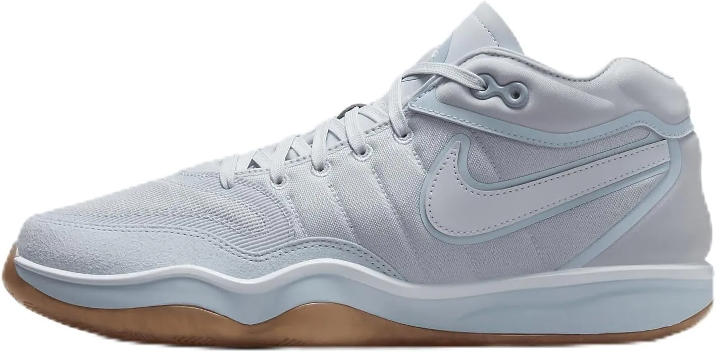 Nike G.T. Hustle 2 Men's Basketball Shoes (DJ9405-006, Football Grey/Glacier Blue/Light Armory Blue) Size 9.5