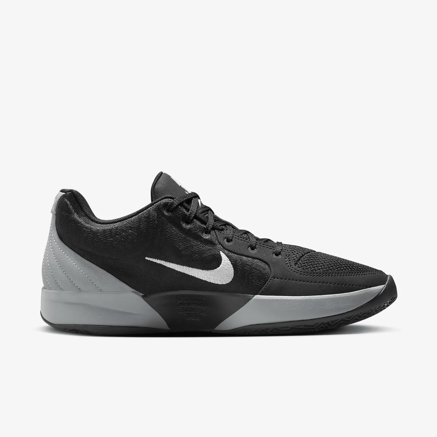 Nike Ja 2 Basketball Shoes (FD7328-001, Black/Light Smoke Grey/Light Lemon Twist/Phantom)