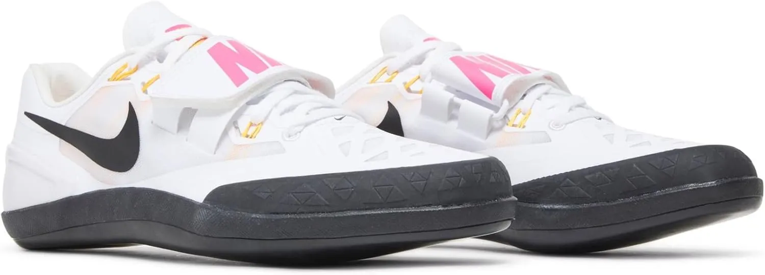 Nike Zoom Rotational 6 Track & Field Throwing Shoes (685131-004, Anthracite/Black/Light Lemon Twist/Fierce Pink)