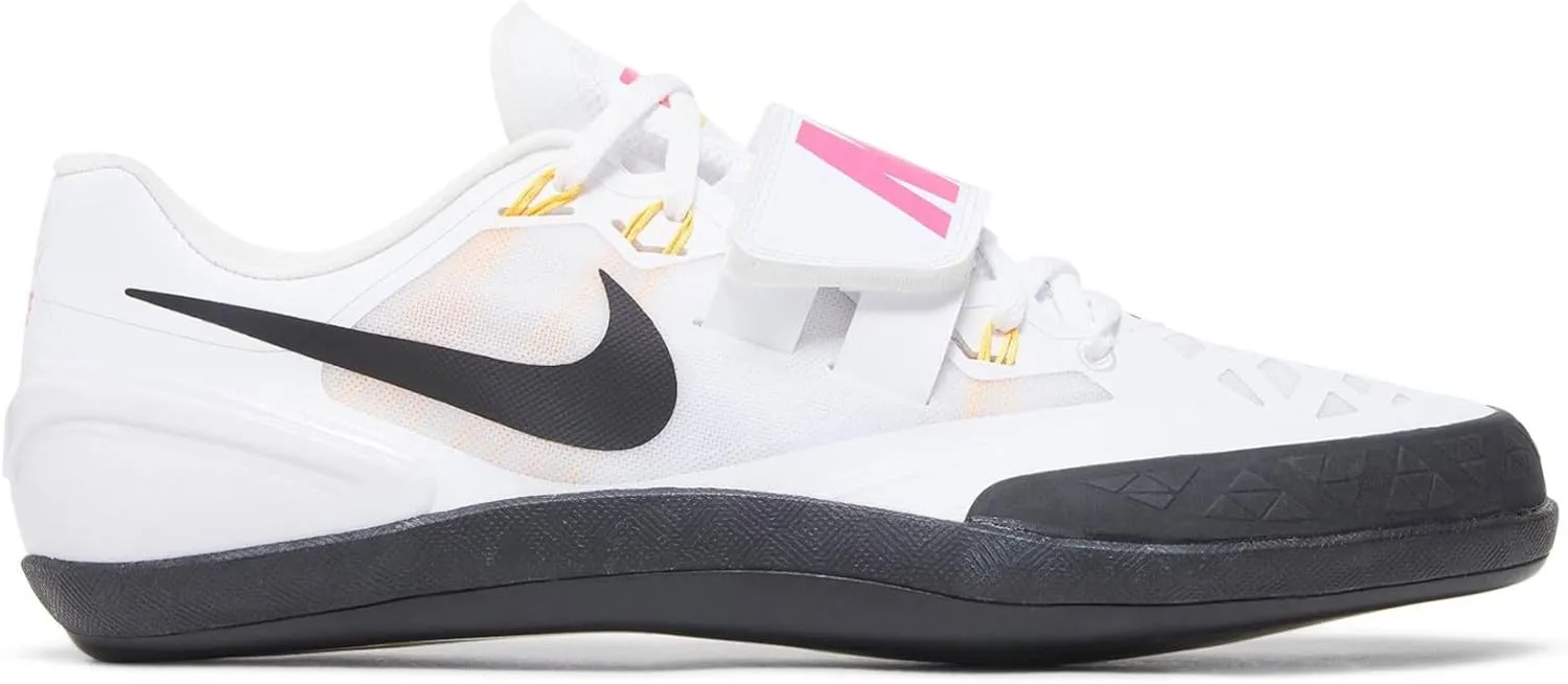 Nike Zoom Rotational 6 Track & Field Throwing Shoes (685131-004, Anthracite/Black/Light Lemon Twist/Fierce Pink)