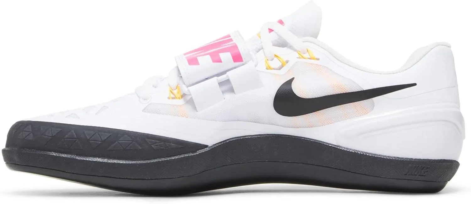 Nike Zoom Rotational 6 Track & Field Throwing Shoes (685131-004, Anthracite/Black/Light Lemon Twist/Fierce Pink)