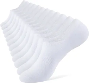 ​No Show Socks Men, 6 Pairs ​Cotton ​Thin Low Cut Ankle Socks, Non Slip Invisible Sock for Loafer Sneakers
