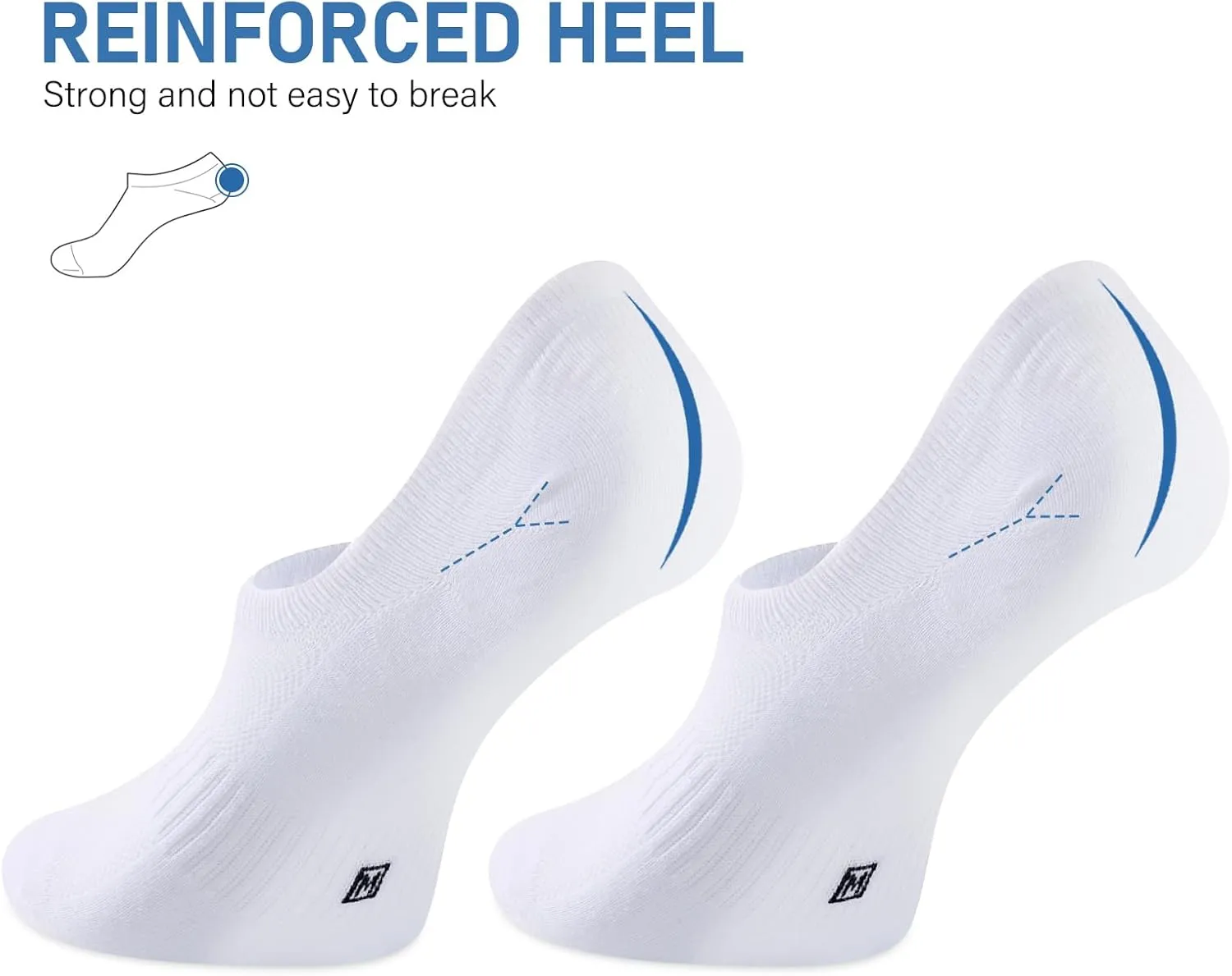 ​No Show Socks Men, 6 Pairs ​Cotton ​Thin Low Cut Ankle Socks, Non Slip Invisible Sock for Loafer Sneakers