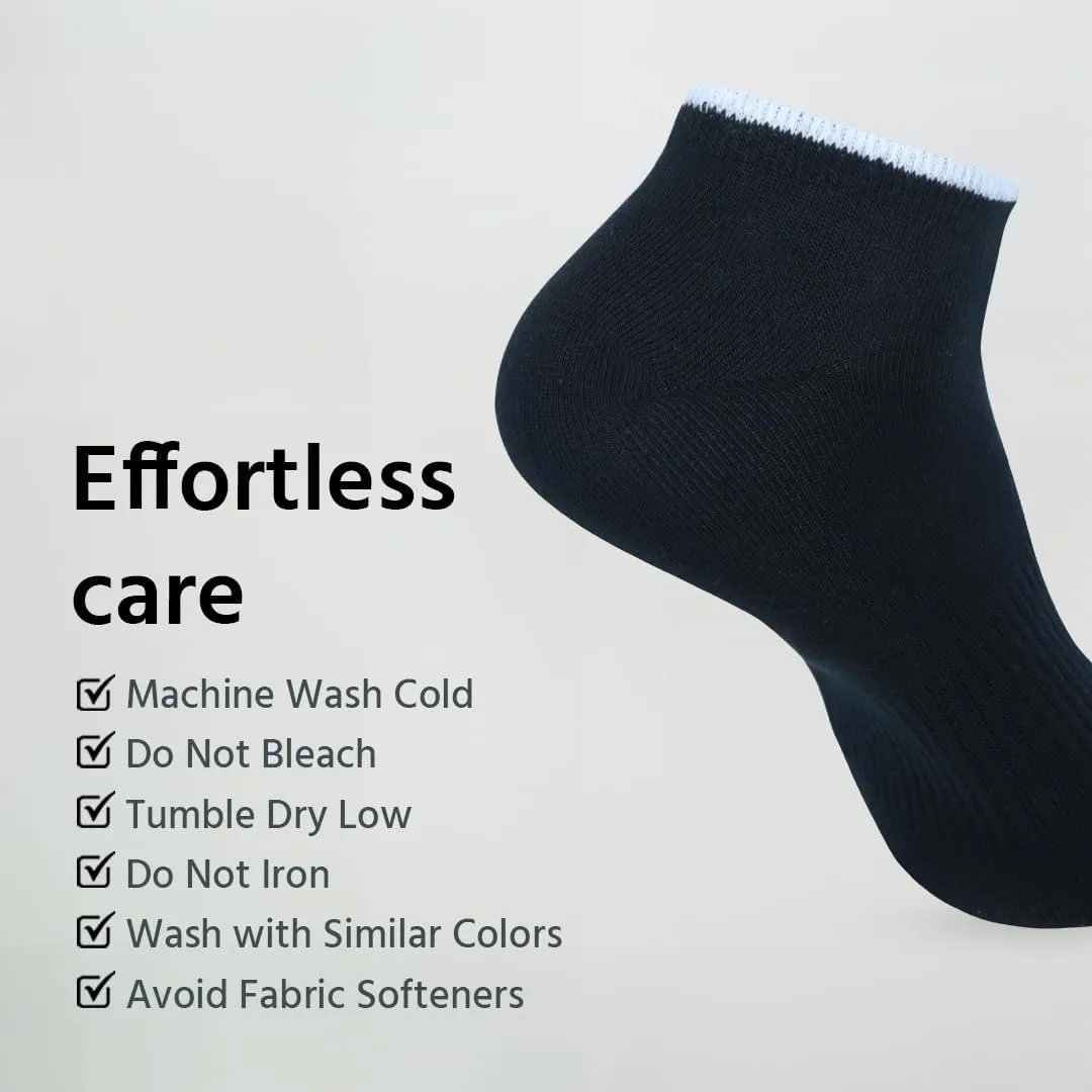 No Show Socks Womens |Pack of 8| Low Cut Ankle Non Slip Footie for Flats Sneaker Slip On Loafer Thin Summer Sock