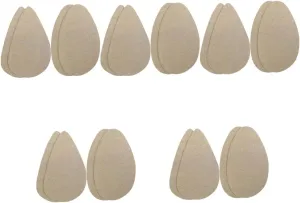 NOLITOY 5sets Silicone Anti-Slip Heel Inserts for Crochet Slippers Shoe Sole Guards 2pairs*5