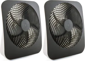 O2COOL Treva 10-Inch Portable Desktop Air Circulation Battery Fan - 2 Cooling Speeds