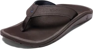 OLUKAI Ohana Men's Beach Sandals, Water Resistant Flip Flops, Arch Support & Comfort Fit, Lightweight & Durable, Enhanced Grip & Traction