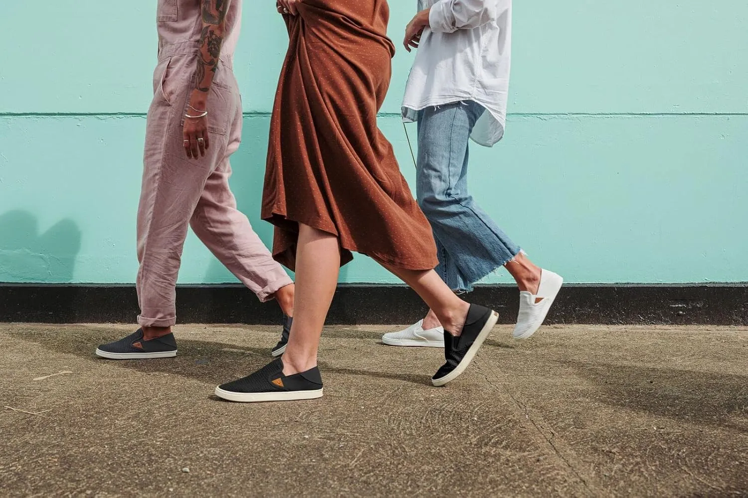 OLUKAI Pehuea Women's Slip On Sneakers, Casual Everyday Shoes with Easy On & Off Design, Breathable Mesh & Drop-in Heel, All-Day Comfort & Support