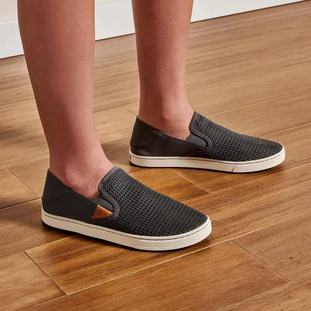 OLUKAI Pehuea Women's Slip On Sneakers, Casual Everyday Shoes with Easy On & Off Design, Breathable Mesh & Drop-in Heel, All-Day Comfort & Support