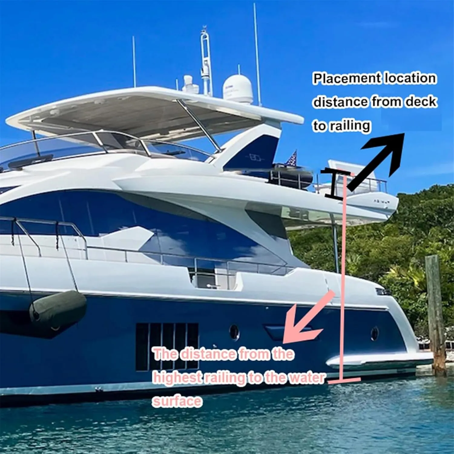 Outdoor Floating Inflatable Yacht Water Slide with Air Pump and Protective Net for Docks and Piers