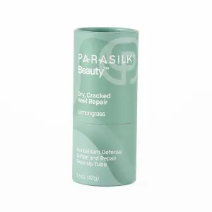 Parasilk Beauty Lemongrass Heel Repair Moisturizing Stick for Dry, Cracked Feet. Superior Antioxidant Oils & Wax Repair & Soften Dry Skin, Nighttime Foot Balm