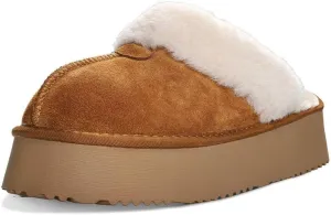Platform Slippers for Women Warm Shearling Linings Women's Shoe House Slippers Comfortable & Light-Weight