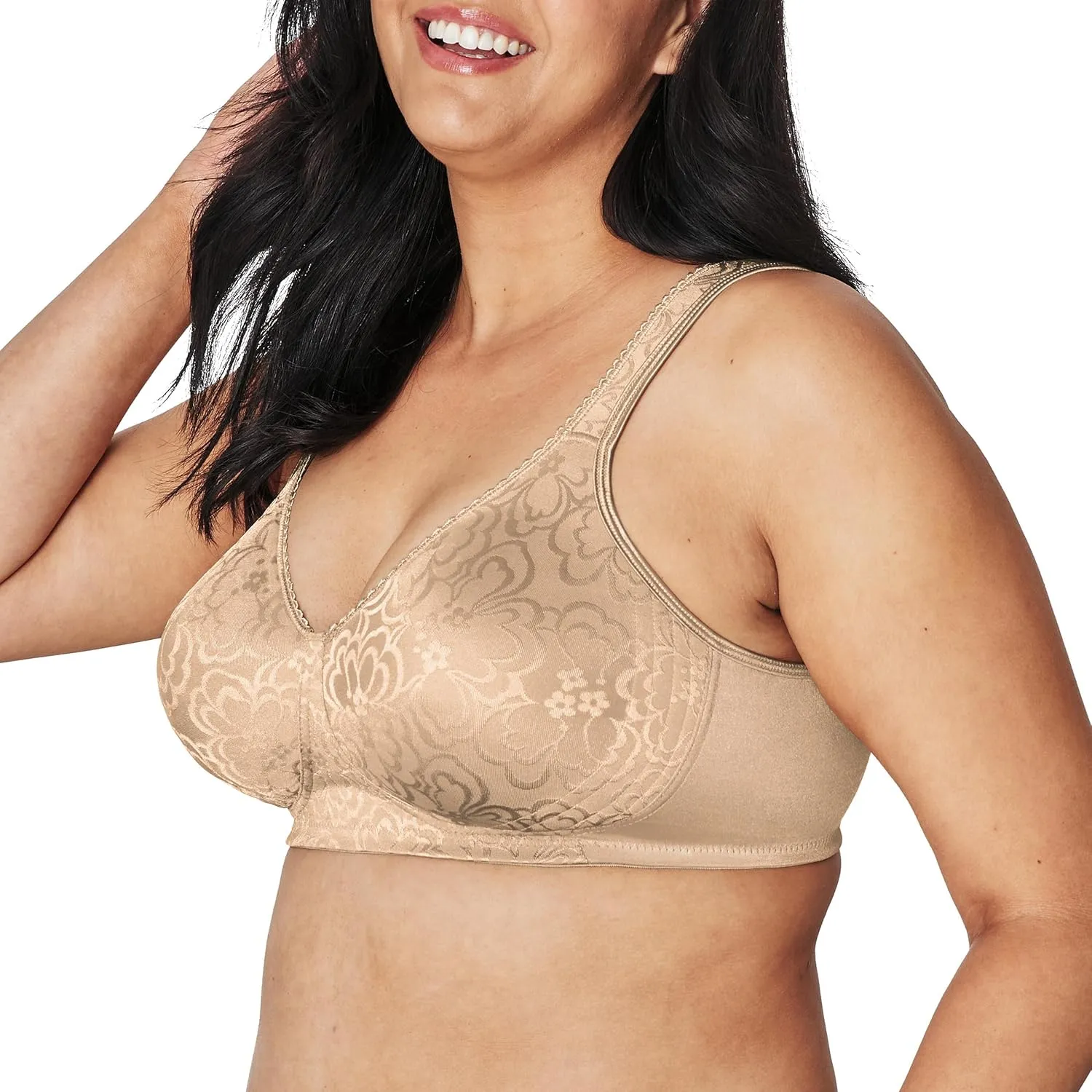 Playtex Women's Wireless Bra, 18 Hour Plus-Size Bras Available, Ultimate Lift, Moisture-Wicking, Single or 2-Pack