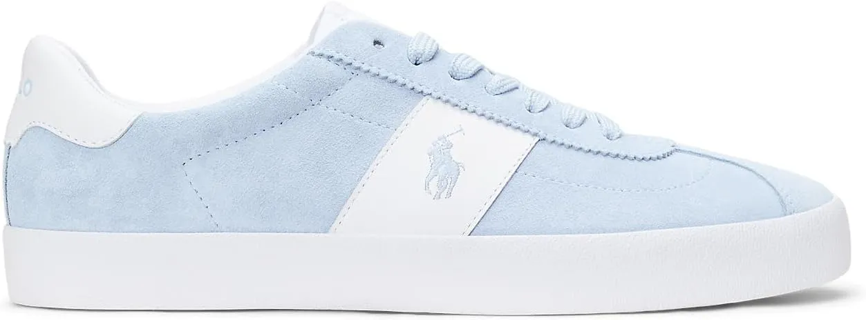 POLO RALPH LAUREN Men's Court Vulc Leather-Suede Sneaker