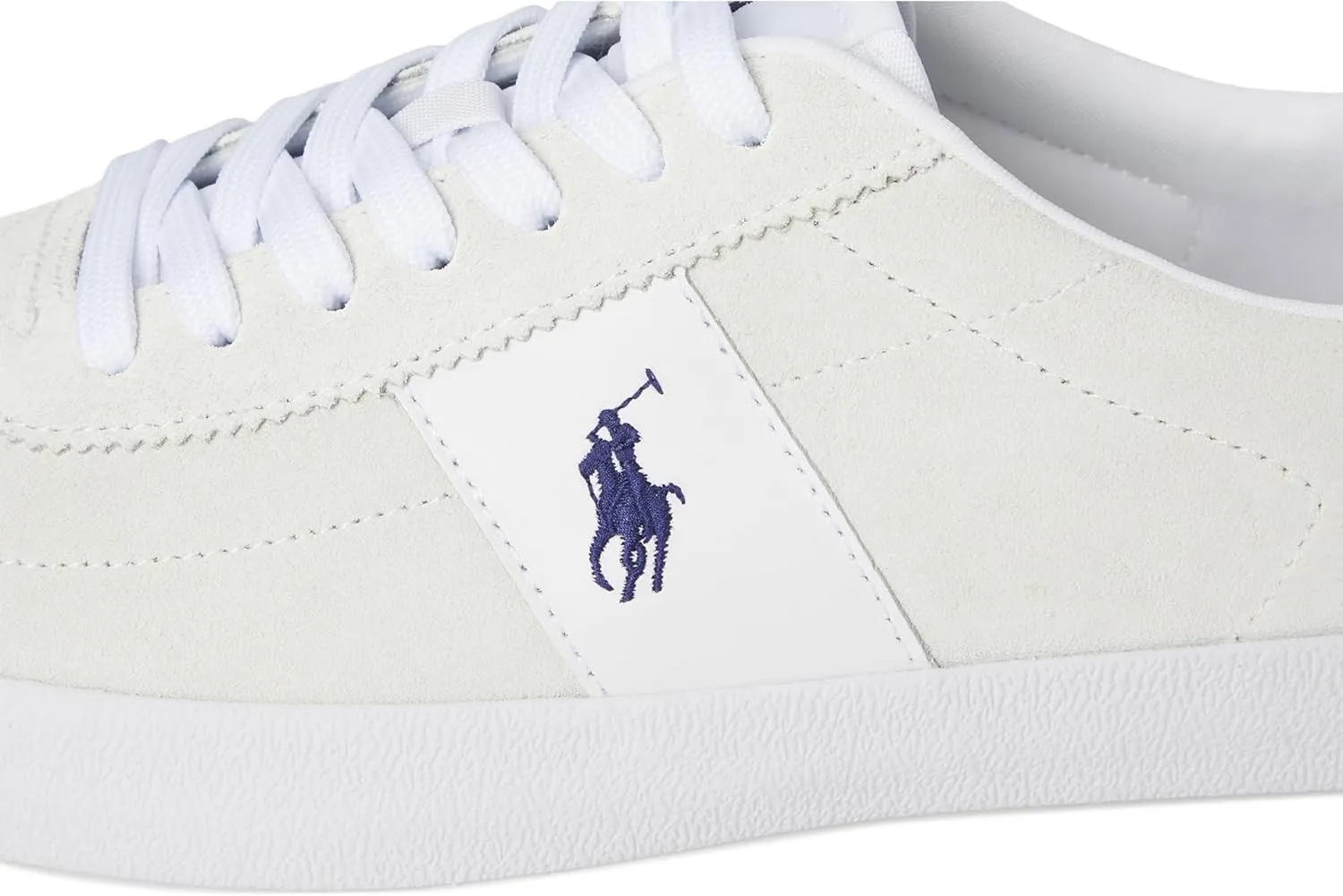 POLO RALPH LAUREN Men's Court Vulc Leather-Suede Sneaker