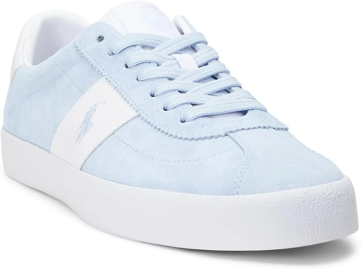 POLO RALPH LAUREN Men's Court Vulc Leather-Suede Sneaker