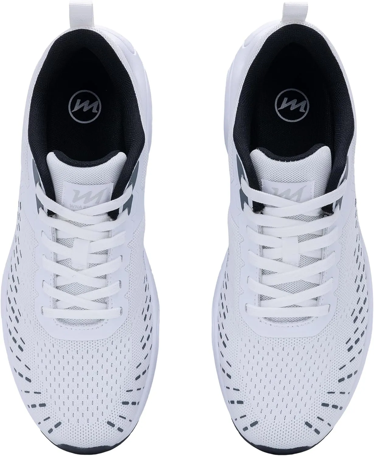 Quseek Mens Athletic Running Shoes Tennis Walking Sneakers Lightweight Breathable for Gym Jogging Sports US 7-13