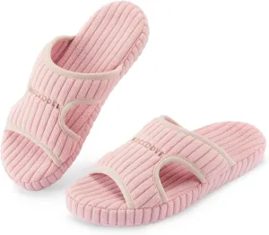 RockDove Women's Bounce-Back Ribbed Corduroy Slide Indoor House Slipper