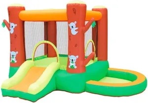 ROLTIN Inflatable Castle Inflatable Castle Water Inflatable Slide Small Trampoline Outdoor Amusement Equipment Water Park for Kids