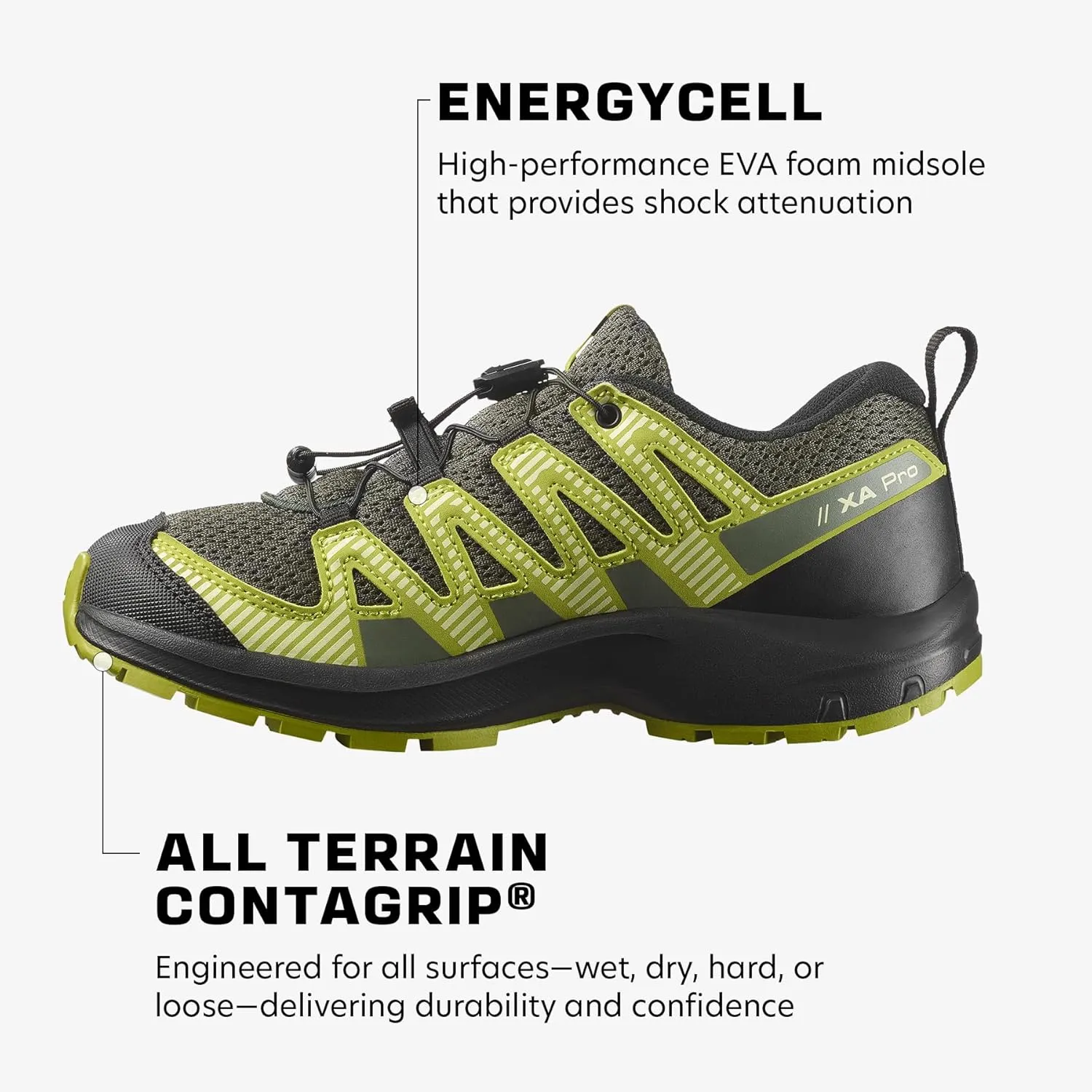 Salomon Unisex Junior’s XA Pro V8 Hiking Shoes for Kids
