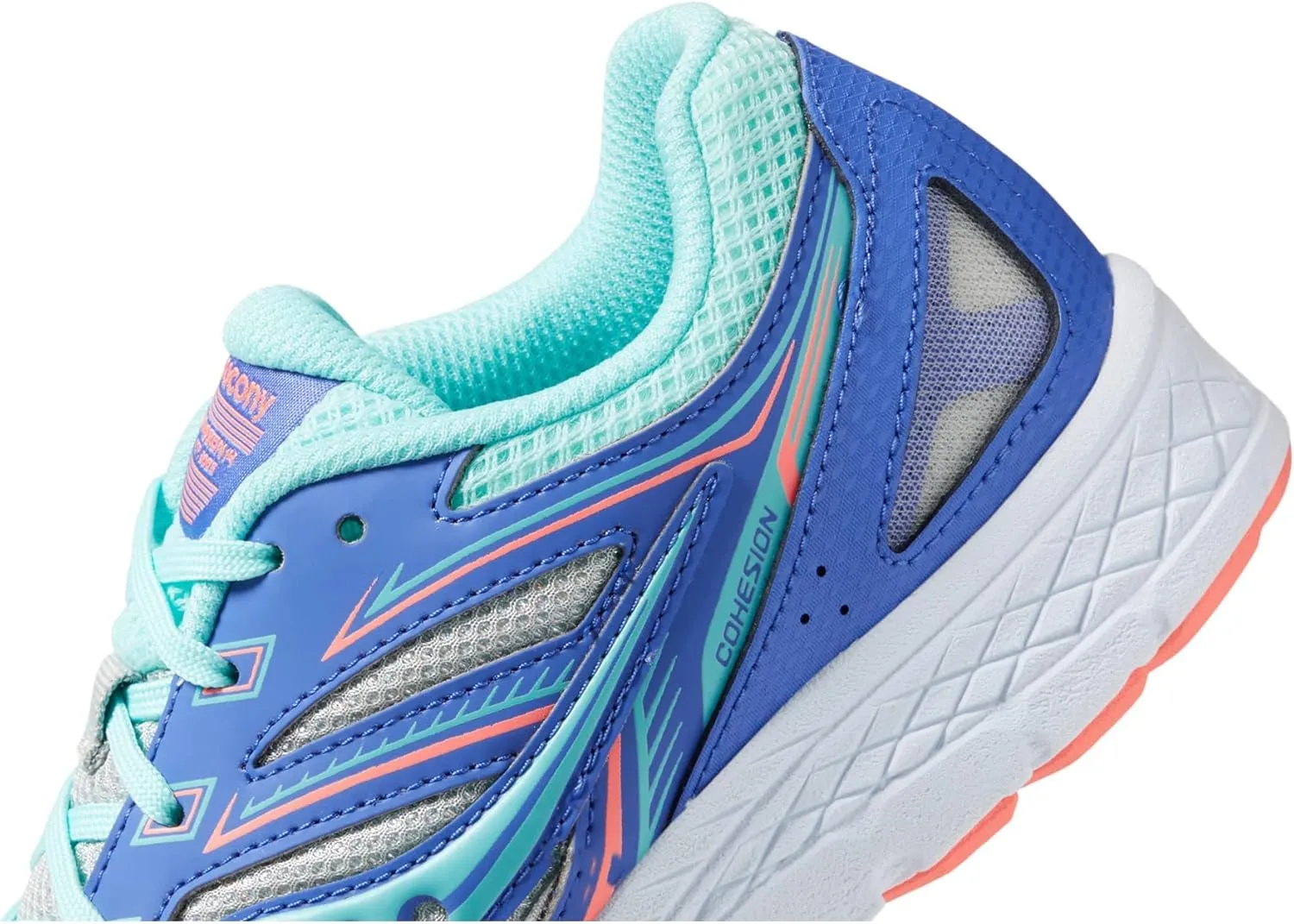 Saucony Unisex-Child Cohesion 14 Lace to Toe Running Shoe