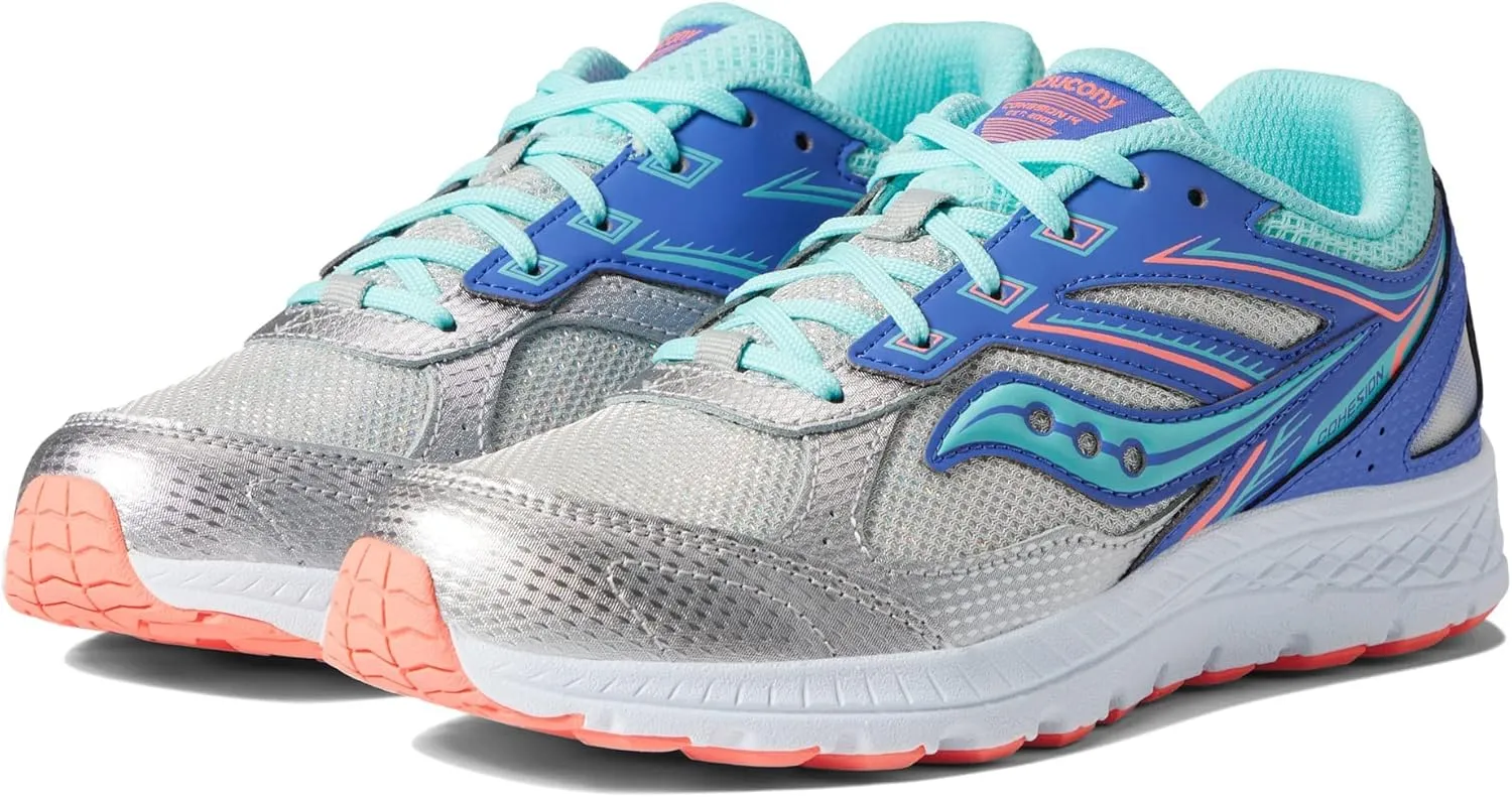 Saucony Unisex-Child Cohesion 14 Lace to Toe Running Shoe