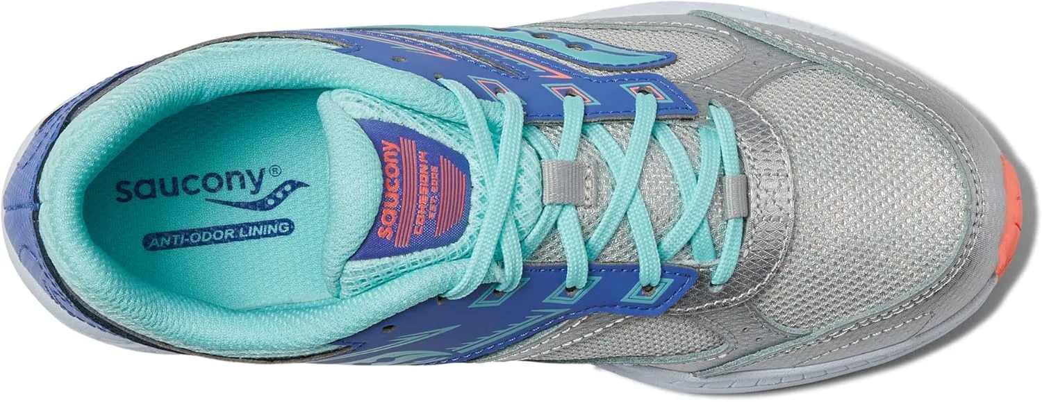Saucony Unisex-Child Cohesion 14 Lace to Toe Running Shoe