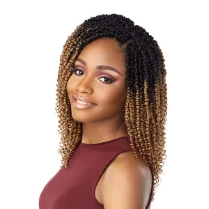 Sensationnel Crochet Braids Lulutress 2X Pre-Looped Skinny Passion Twist 12" (3-PACK, T1B/27)