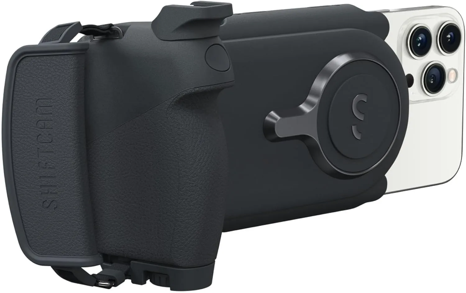ShiftCam ProGrip Starter Kit - DSLR Style Mobile Battery Grip - Wireless Shutter Button - Built in Powerbank - Qi Wireless Charging - Freestanding Dock - Tripod Mount - Android and iPhone Camera Grip